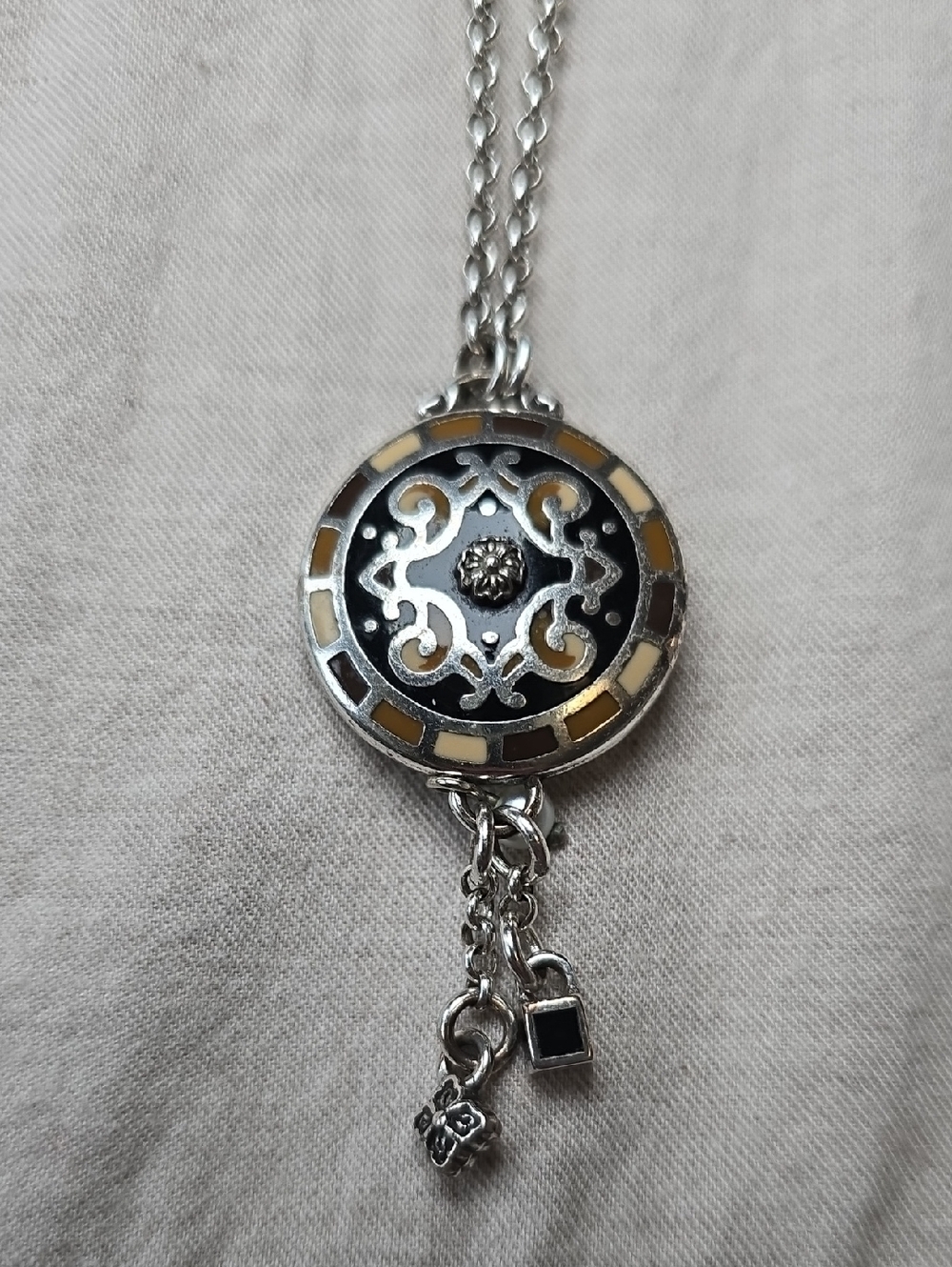 Brighton Reversible Medallion Pendant Necklace